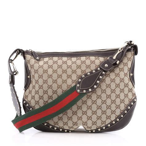 gucci pelham bag brown|Gucci pelham hobo.